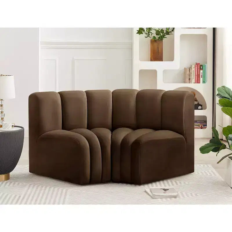 Arc Velvet Modular Sofa