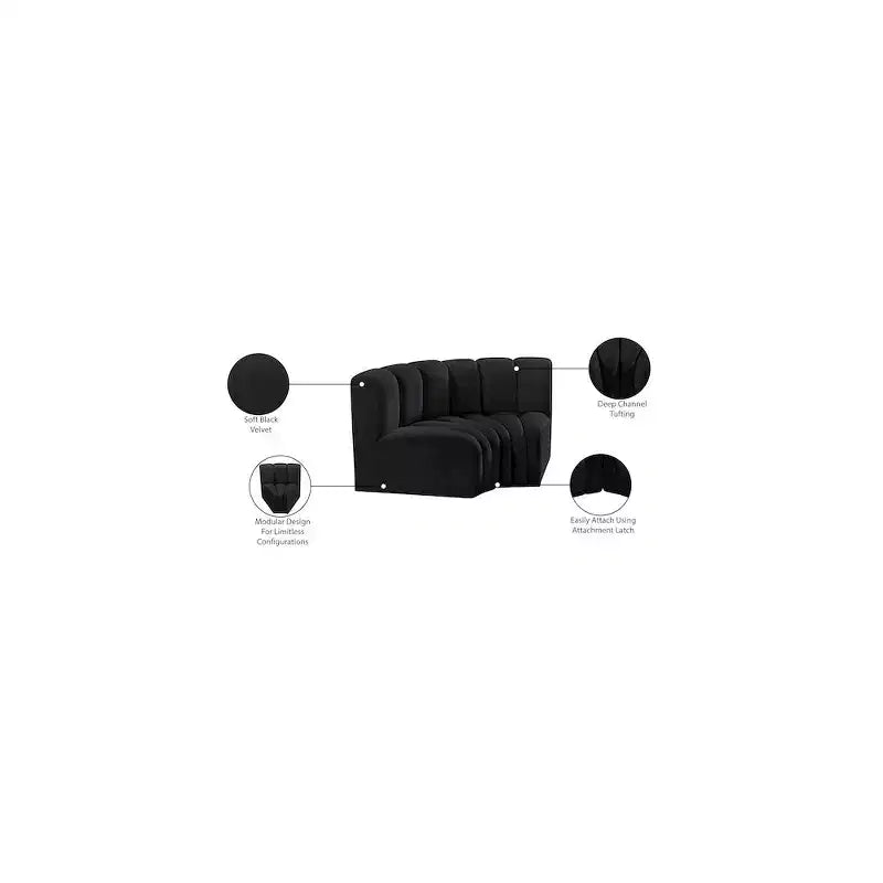 Arc Velvet Modular Sofa