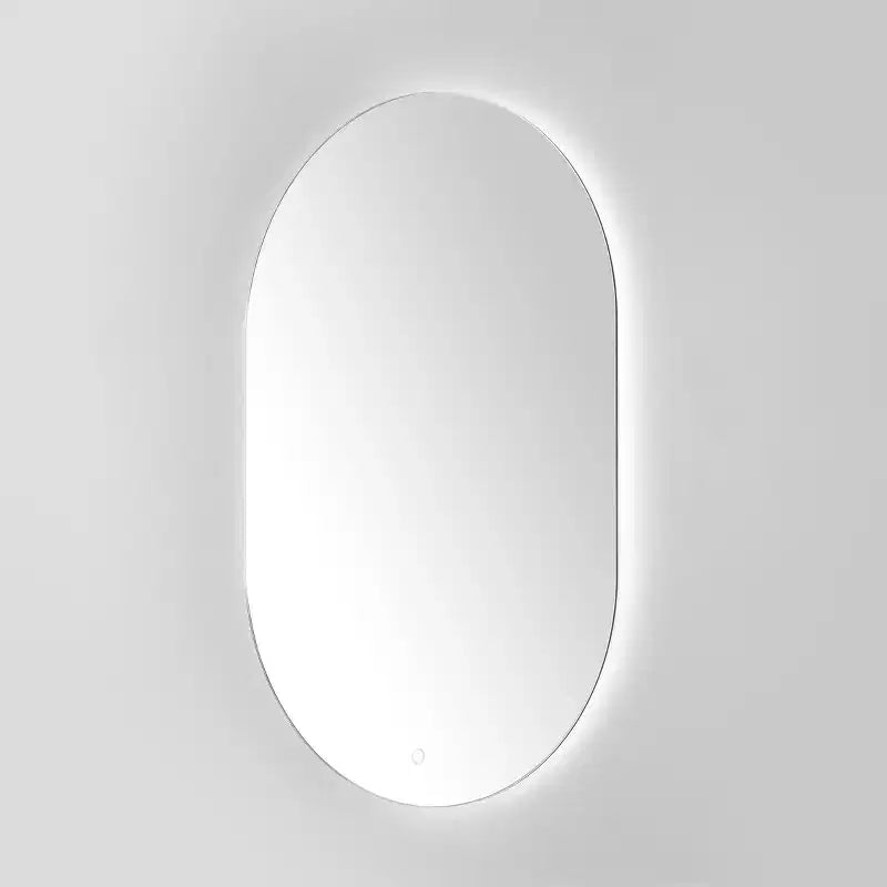 Aluminum LED Oval Mirror - LMR1007 - White