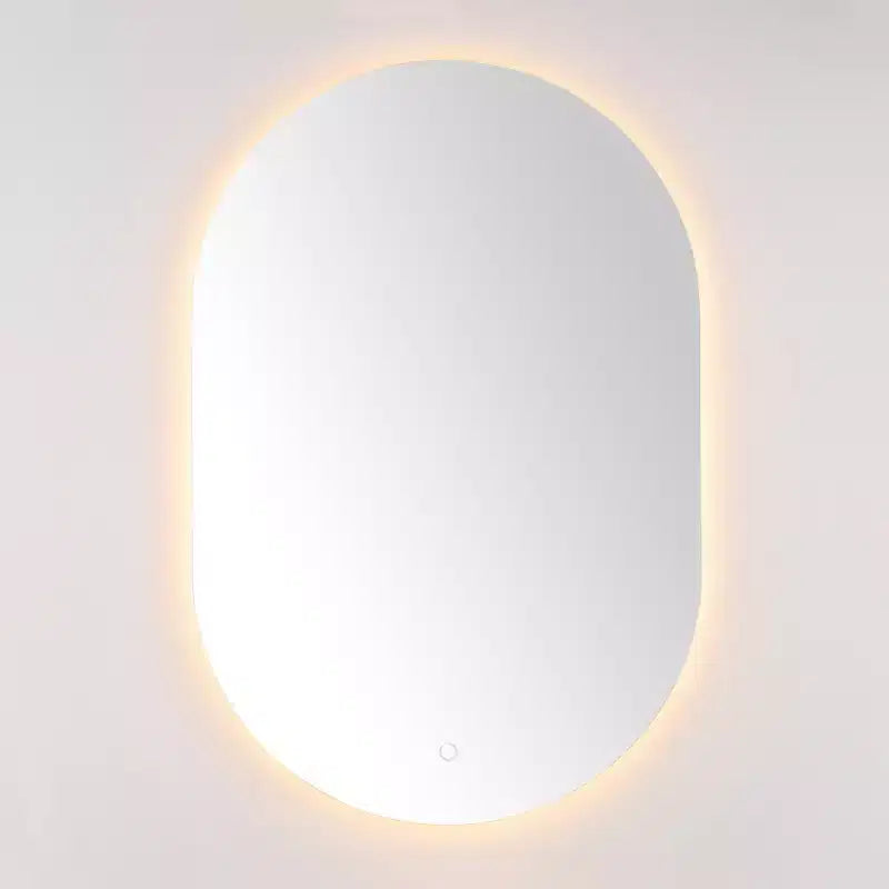 Aluminum LED Oval Mirror - LMR1007 - White
