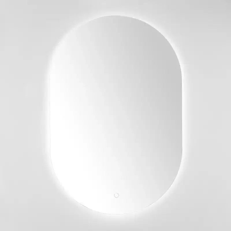 Aluminum LED Oval Mirror - LMR1007 - White