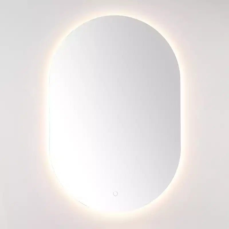 Aluminum LED Oval Mirror - LMR1007 - White