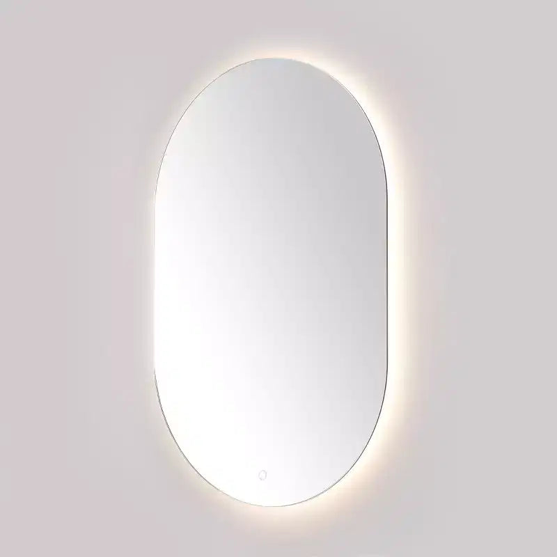 Aluminum LED Oval Mirror - LMR1007 - White