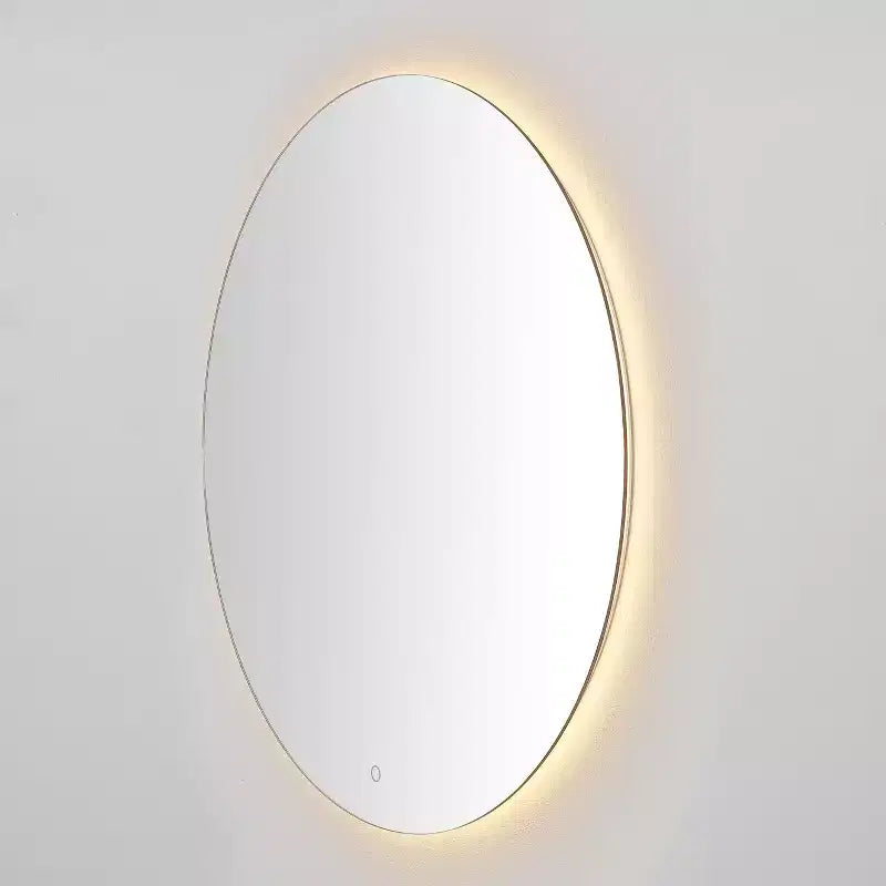 Aluminum LED Round Mirror - LMR1004 - Silver - Safavieh