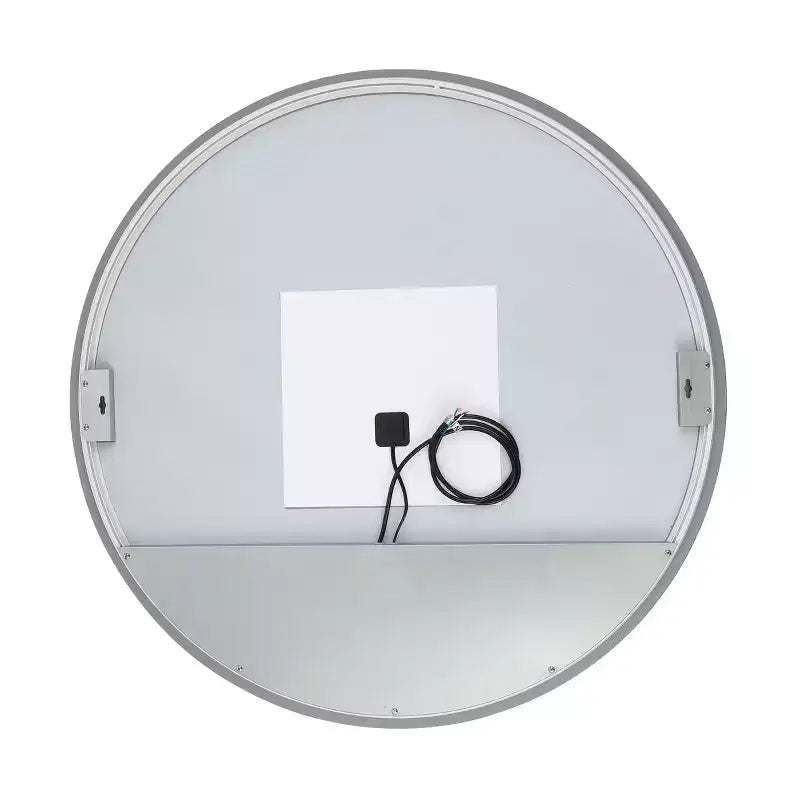 Aluminum LED Round Mirror - LMR1004 - Silver - Safavieh