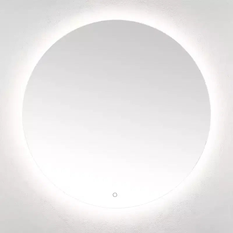 Aluminum LED Round Mirror - LMR1004 - Silver - Safavieh