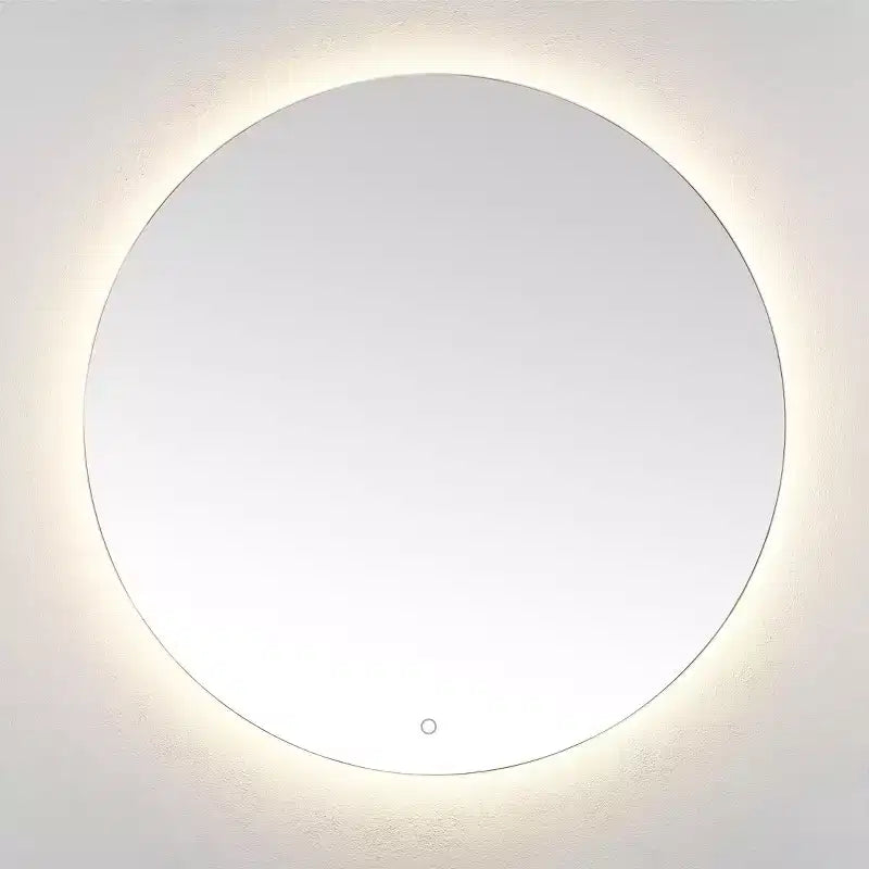 Aluminum LED Round Mirror - LMR1004 - Silver - Safavieh