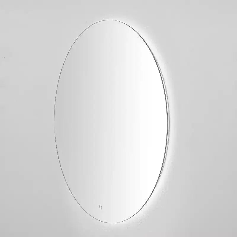 Aluminum LED Round Mirror - LMR1004 - Silver - Safavieh