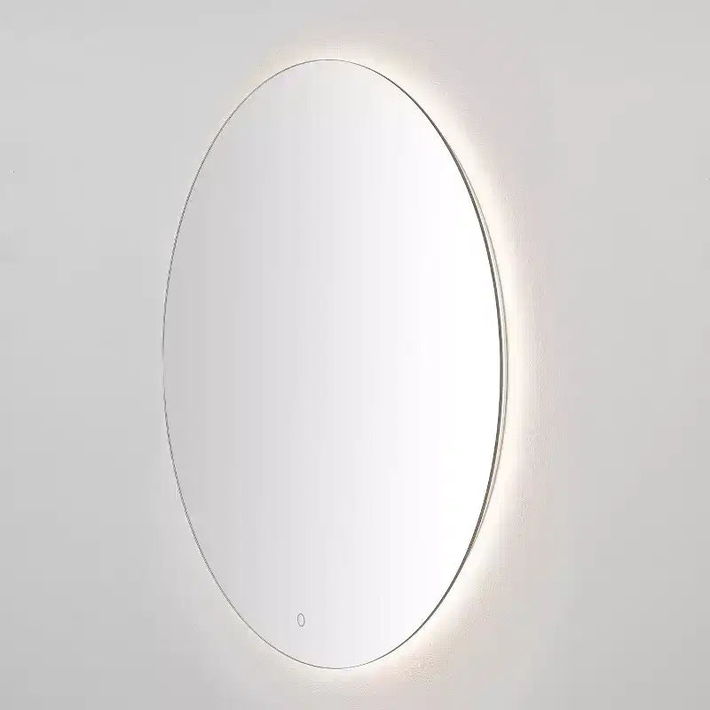 Aluminum LED Round Mirror - LMR1004 - Silver - Safavieh