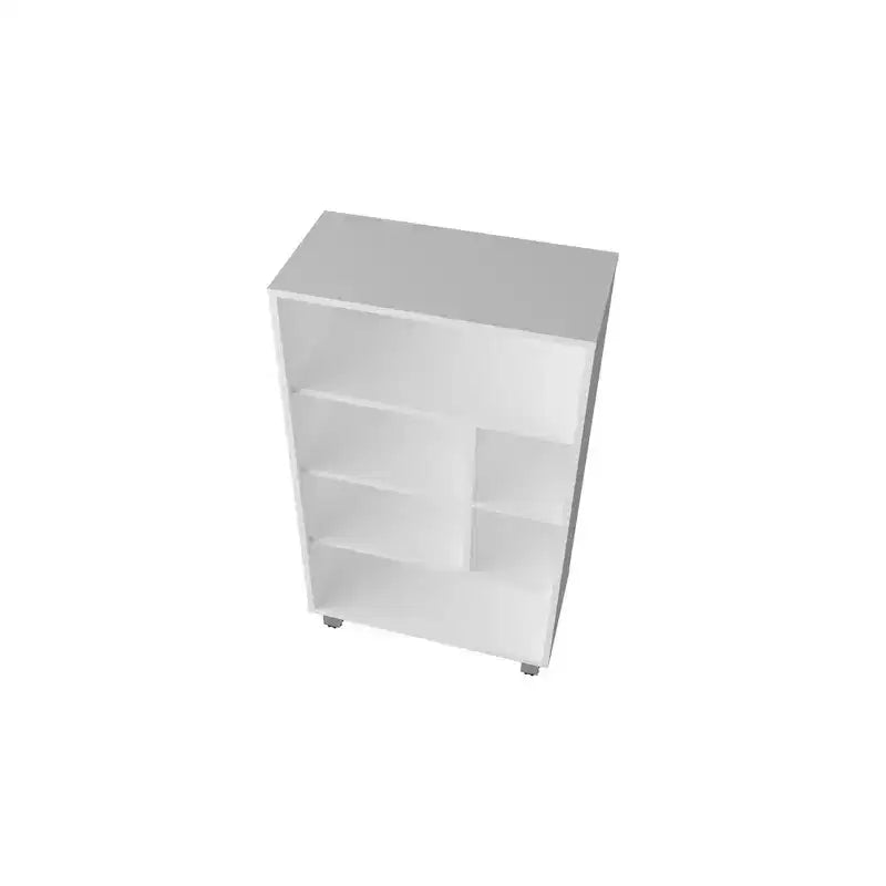 Bookcase in Melamine with Six Shelves