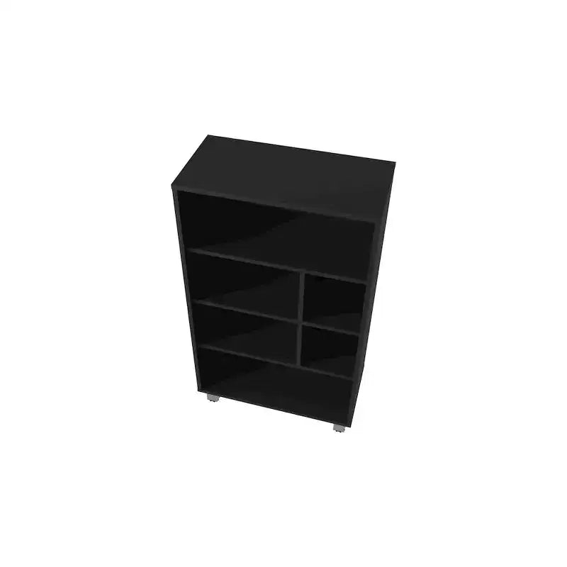 Bookcase in Melamine with Six Shelves