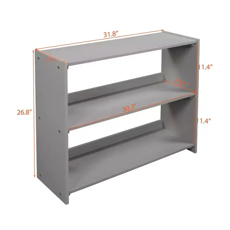 Twin Loft Bed with Slide, Wood Loft Bed Twin Size, Low Twin Size Loft Bed Frame with Cabinets and Shelves