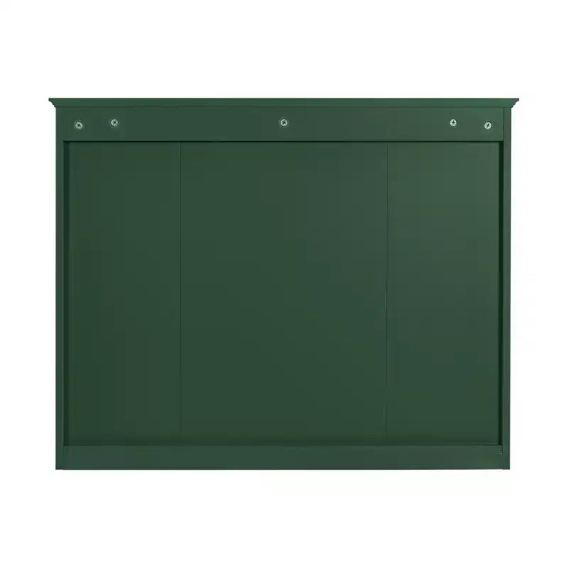 35 x 27.5 Bathroom Mirror Cabinet with 6 Open Shelves, Wall Mounted Medicine Cabinet (No Vanity)