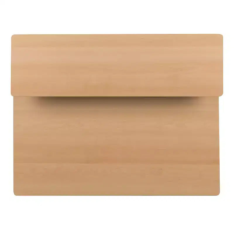 Emma and Oliver Computer Desk with Top and Lower Storage Shelves