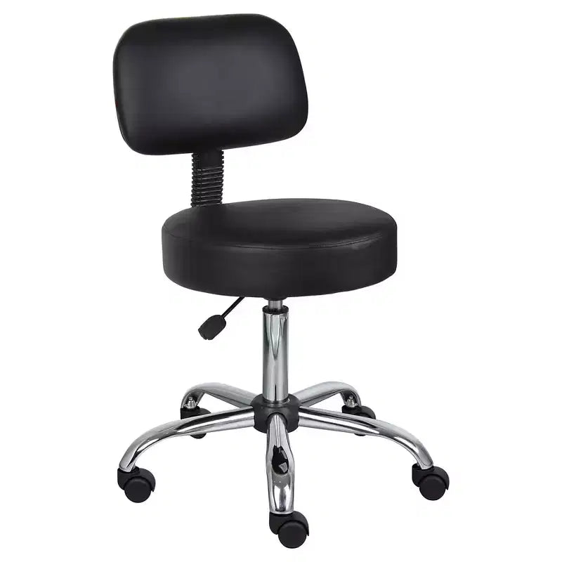 Medical Stool with Back Cushion - Boss Office Products