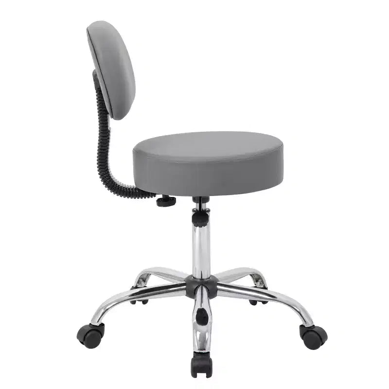 Medical Stool with Back Cushion - Boss Office Products