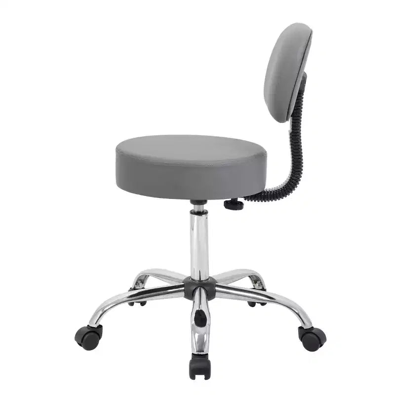 Medical Stool with Back Cushion - Boss Office Products