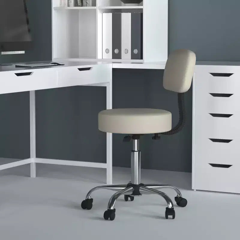 Medical Stool with Back Cushion - Boss Office Products