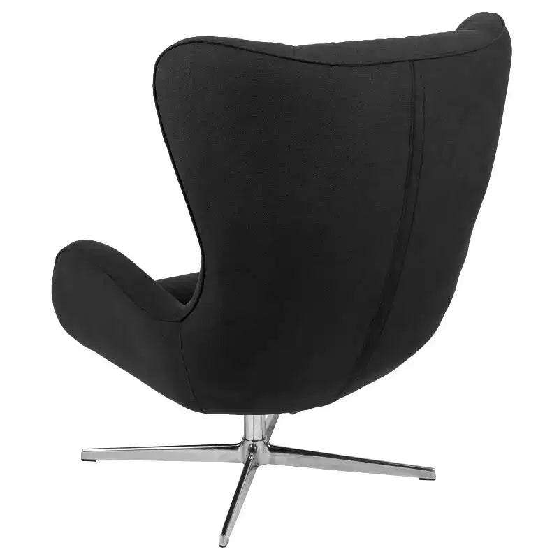 Home and Office Retro Swivel Wing Accent Chair