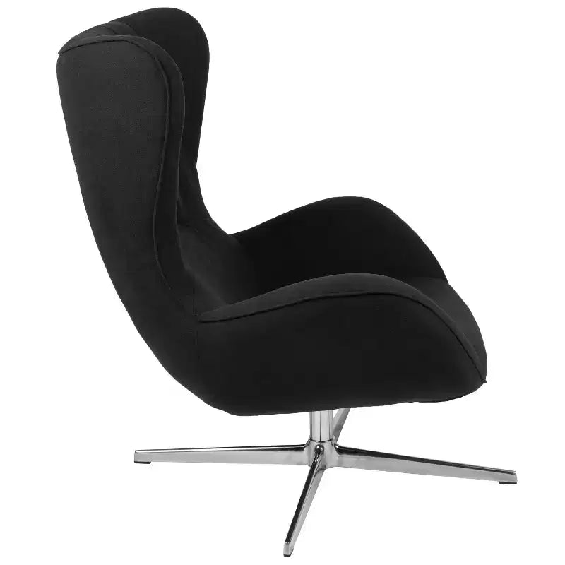Home and Office Retro Swivel Wing Accent Chair