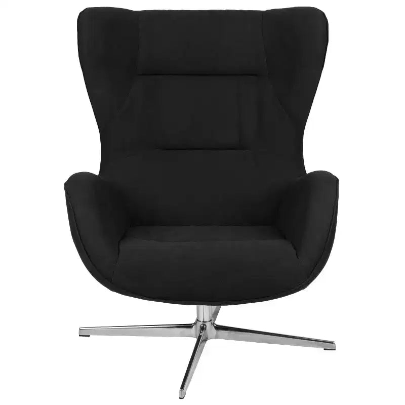 Home and Office Retro Swivel Wing Accent Chair