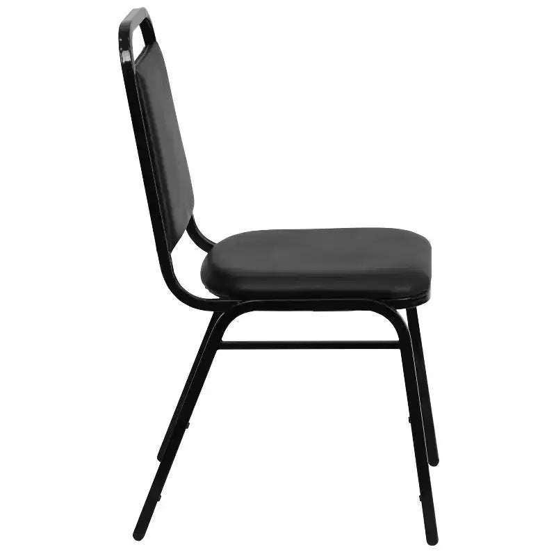 Trapezoidal Back Stacking Banquet Dining Chair - 1.5 Thick Seat