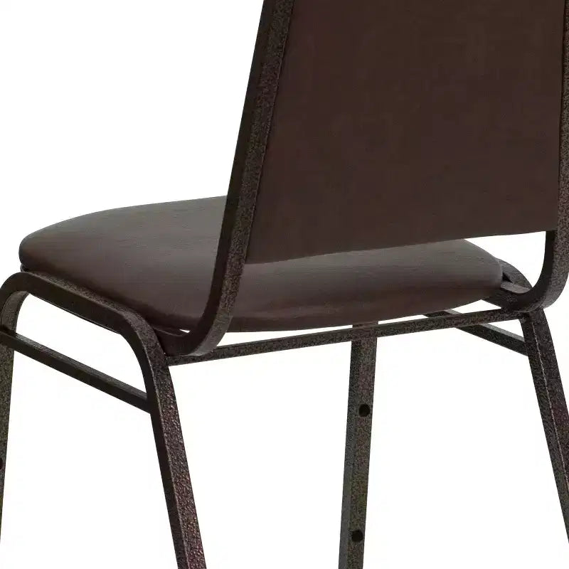 Trapezoidal Back Stacking Banquet Dining Chair - 1.5 Thick Seat