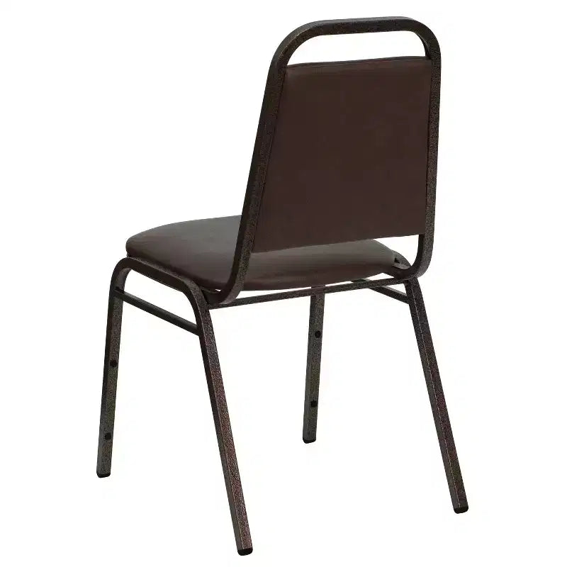 Trapezoidal Back Stacking Banquet Dining Chair - 1.5 Thick Seat