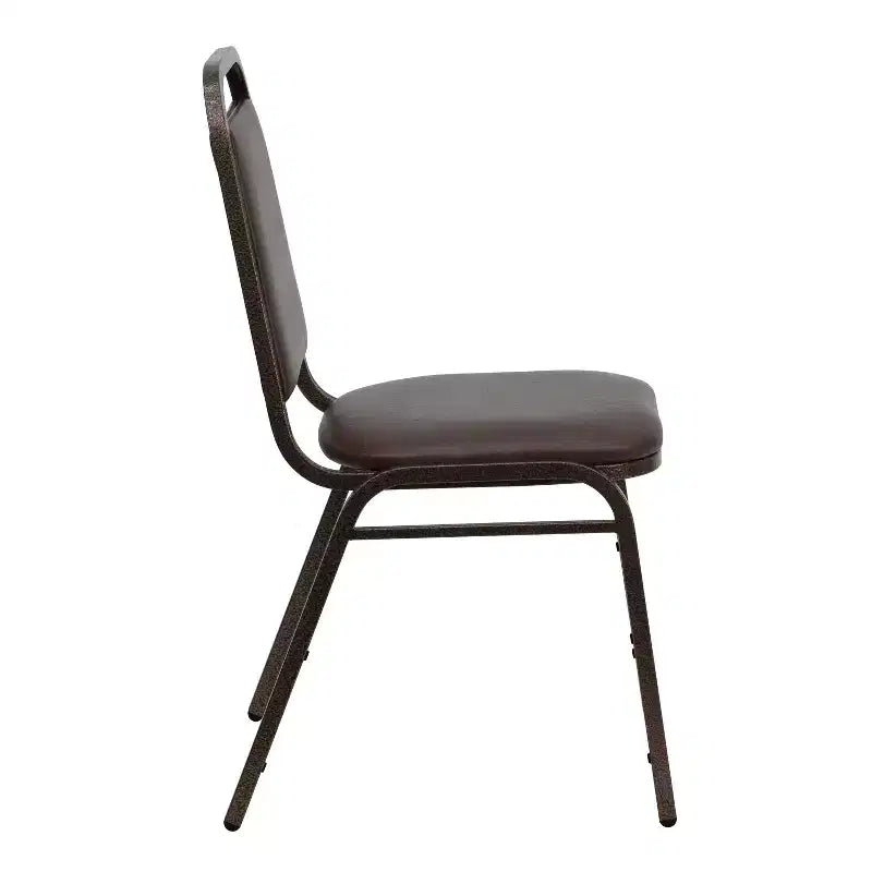 Trapezoidal Back Stacking Banquet Dining Chair - 1.5 Thick Seat