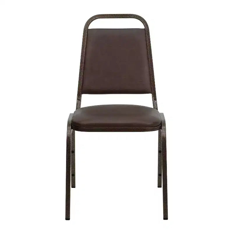 Trapezoidal Back Stacking Banquet Dining Chair - 1.5 Thick Seat