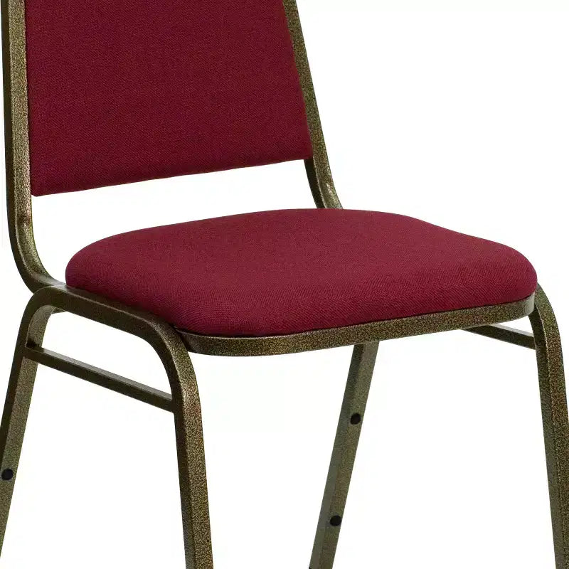 Trapezoidal Back Stacking Banquet Dining Chair - 1.5 Thick Seat