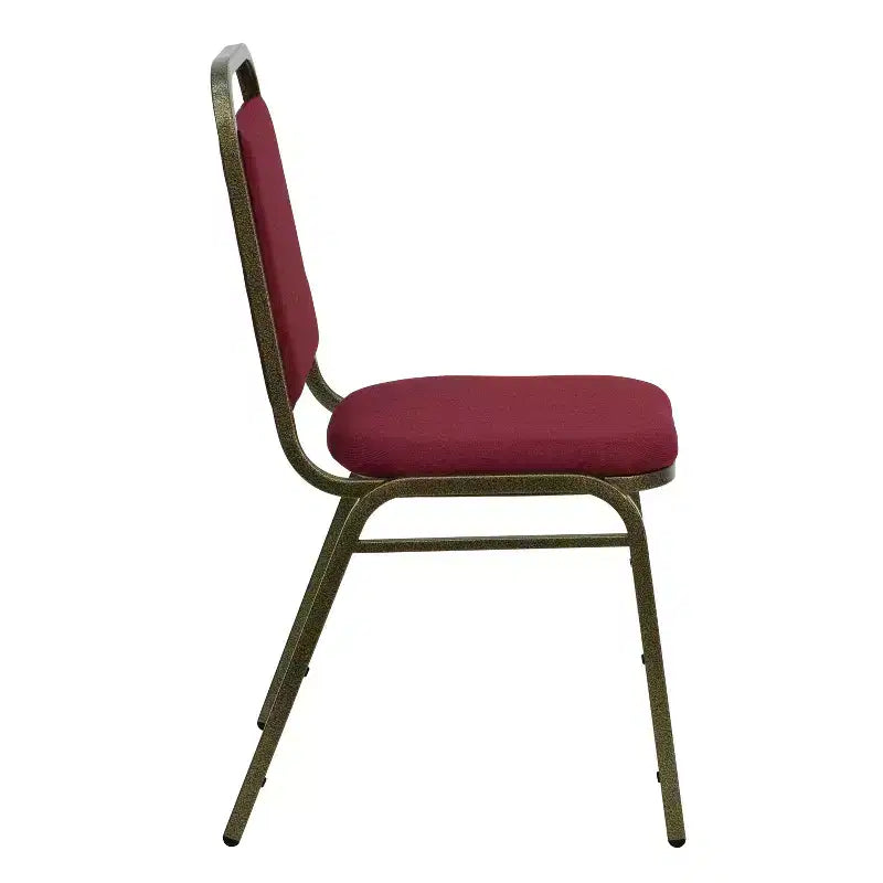 Trapezoidal Back Stacking Banquet Dining Chair - 1.5 Thick Seat