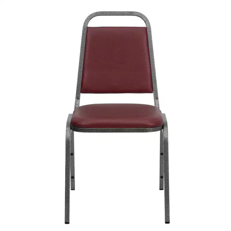 Trapezoidal Back Stacking Banquet Dining Chair - 1.5 Thick Seat