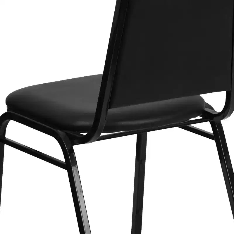 Trapezoidal Back Stacking Banquet Dining Chair - 1.5 Thick Seat