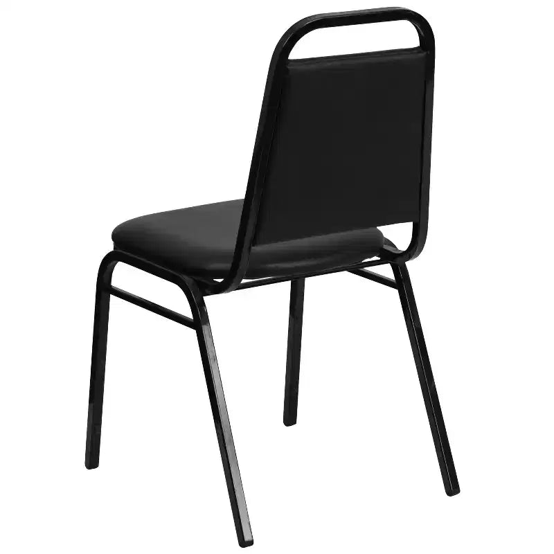 Trapezoidal Back Stacking Banquet Dining Chair - 1.5 Thick Seat
