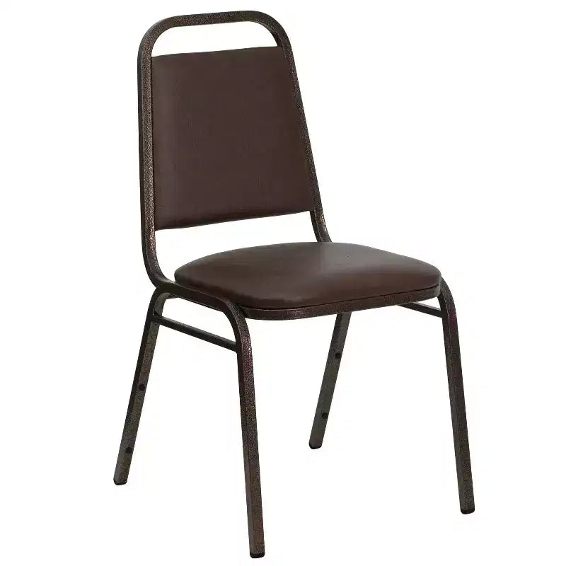 Trapezoidal Back Stacking Banquet Dining Chair - 1.5 Thick Seat
