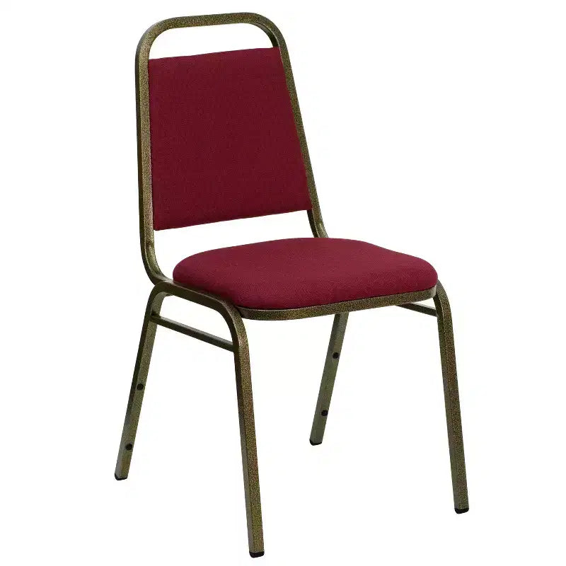 Trapezoidal Back Stacking Banquet Dining Chair - 1.5 Thick Seat
