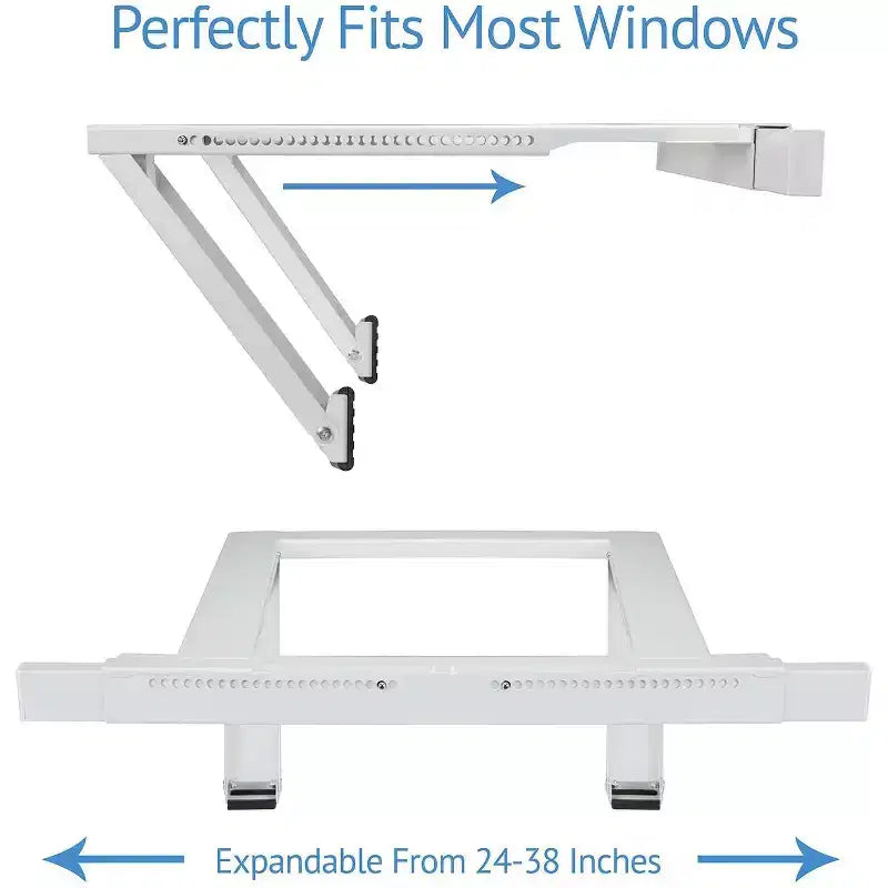 Air Conditioner Window Support Bracket, Universal Window AC Mount Holds Up to 200lbs